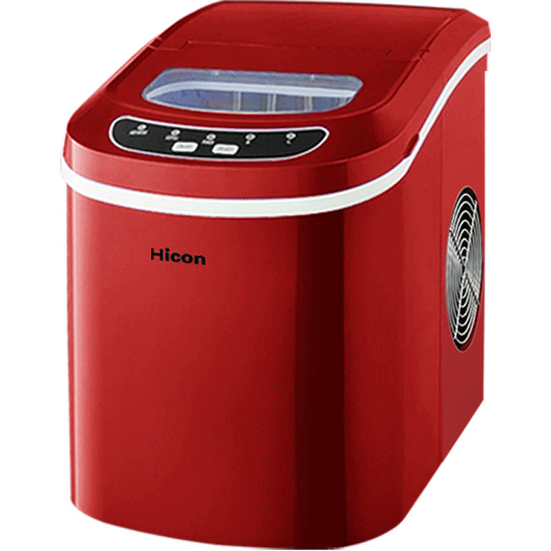 15KG Household Small Ice Maker Milk Tea Shop KTV Commercial Round Ice Manually Add Water Automatic Ice Making