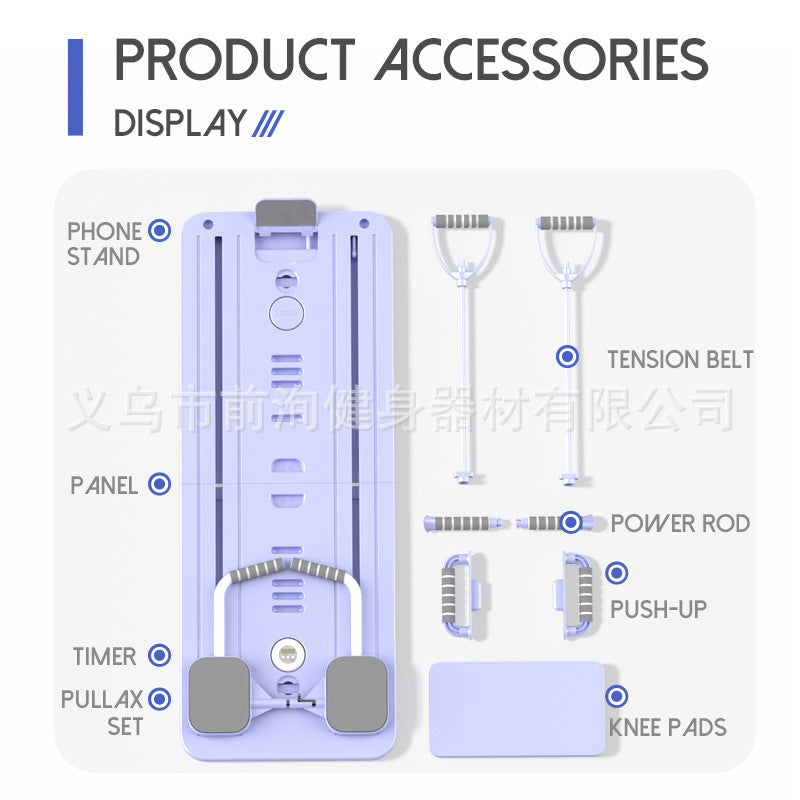 Cross-border supply of multifunctional abdominal board with mobile phone holder fitness board exercise Pilates yoga fitness equipment