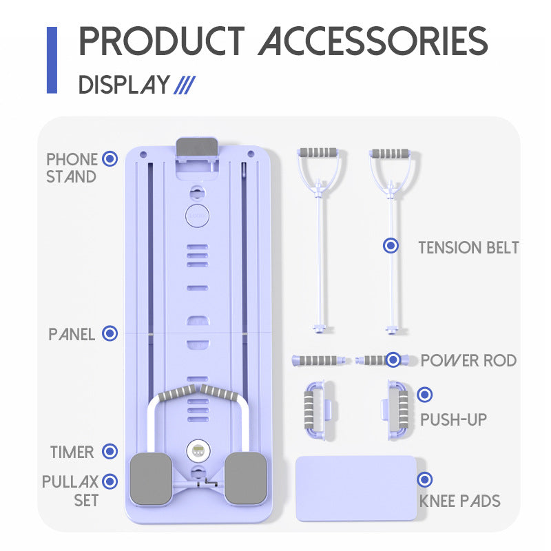 Cross-border supply of multifunctional abdominal board with mobile phone holder fitness board exercise Pilates yoga fitness equipment