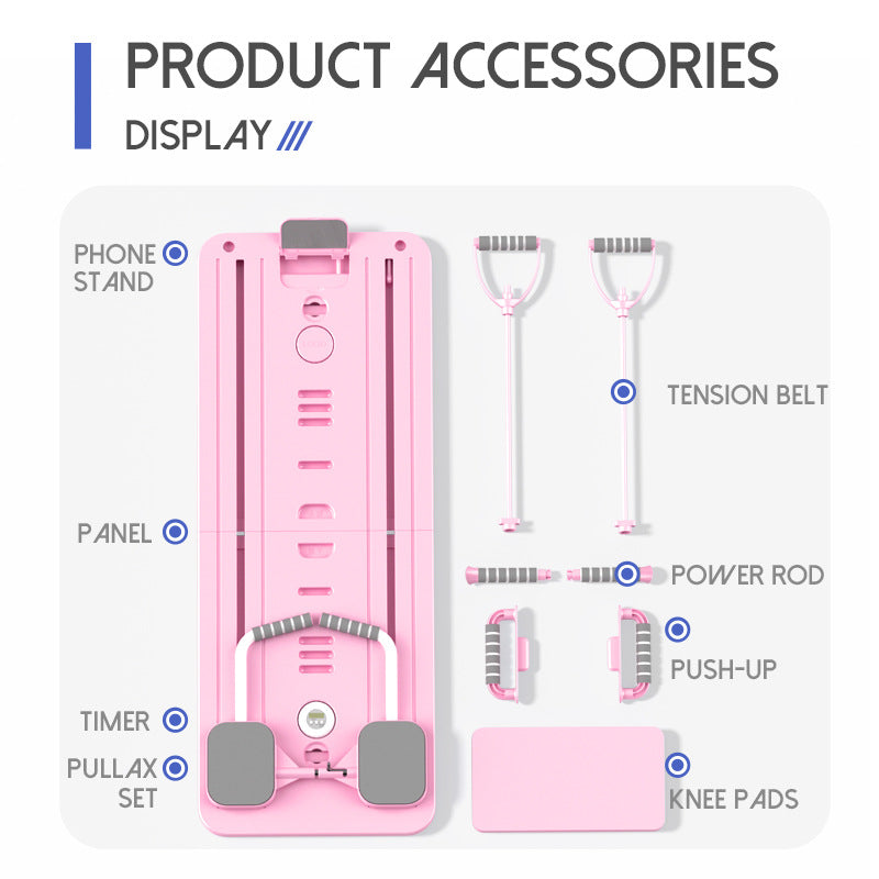 Cross-border supply of multifunctional abdominal board with mobile phone holder fitness board exercise Pilates yoga fitness equipment
