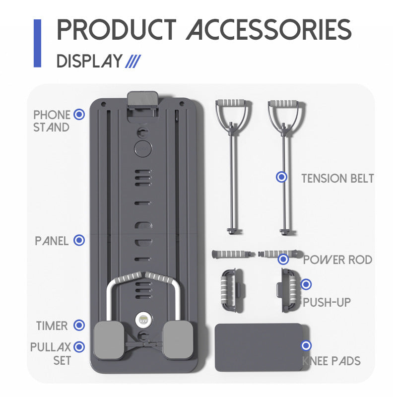Cross-border supply of multifunctional abdominal board with mobile phone holder fitness board exercise Pilates yoga fitness equipment