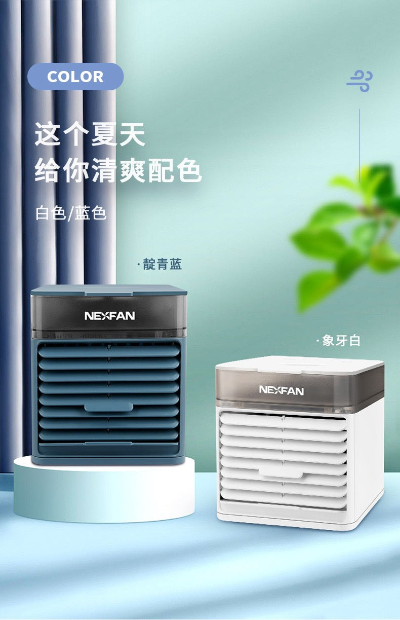 Mini Refrigeration Air Conditioning Fan Home USB Charging Desktop Small Spray Humidification Air Cooler
