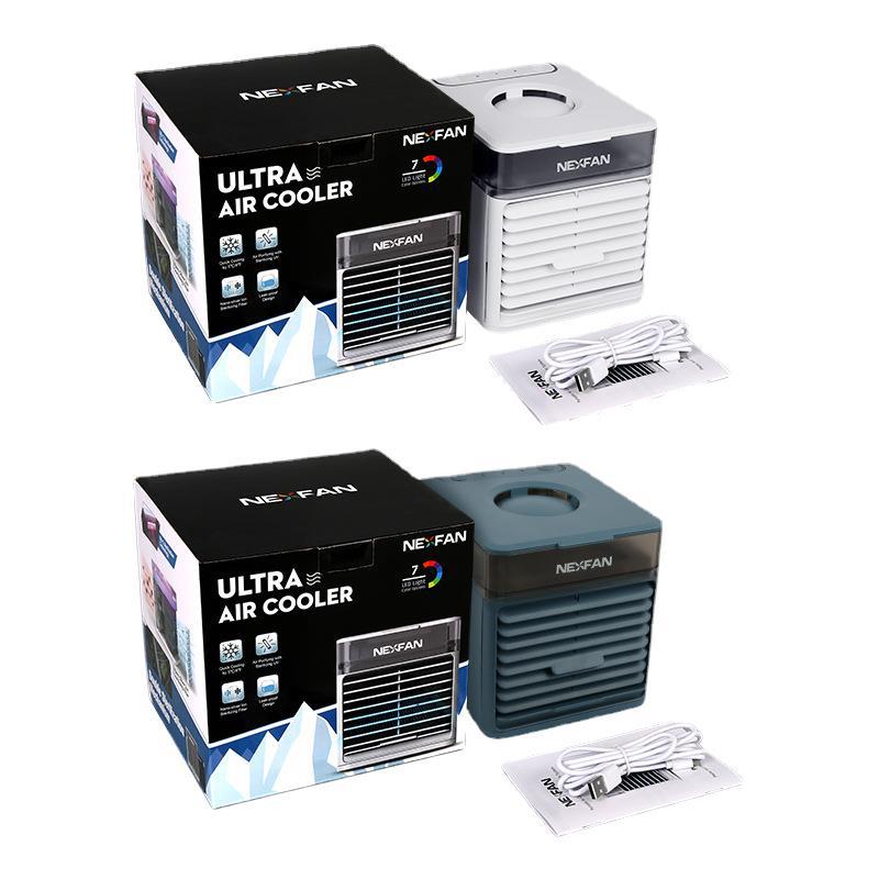 Mini Refrigeration Air Conditioning Fan Home USB Charging Desktop Small Spray Humidification Air Cooler