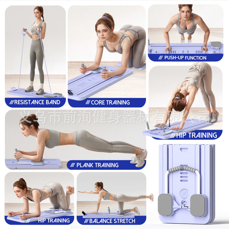 Cross-border supply of multifunctional abdominal board with mobile phone holder fitness board exercise Pilates yoga fitness equipment