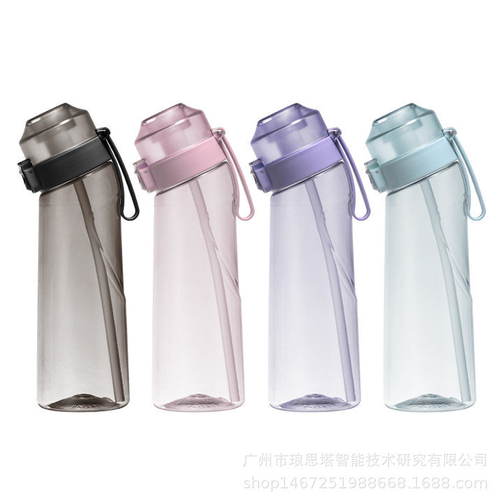 Amazon hot style 0 sugar 0 card fragrance cup portable incense ring water cup fruit flavor large kettle Tritan drinking water artifact