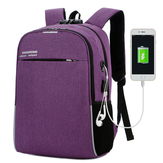 USB Charging Laptop Backpack 15.6 inch Anti Theft Women Men School Bags For Teenage Girls College Travel Backpack Nylon