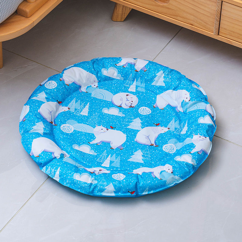 Pet ice silk summer cool bed dog cat cool mat cat ice pad cooling ice summer ice pad cat can not tear