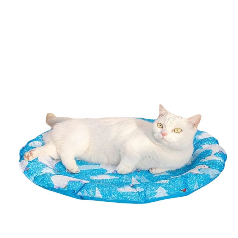 Pet ice silk summer cool bed dog cat cool mat cat ice pad cooling ice summer ice pad cat can not tear