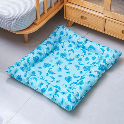 Pet ice silk summer cool bed dog cat cool mat cat ice pad cooling ice summer ice pad cat can not tear