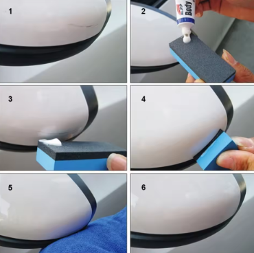 Car Body Compound Steps in using